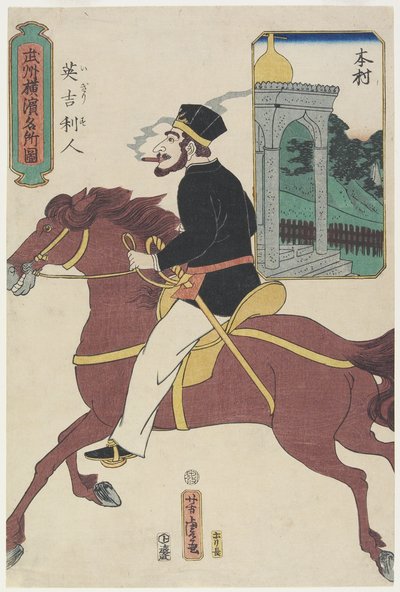 Uomo britannico da Utagawa Yoshitora