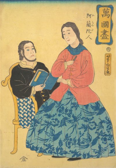 Olandesi, 1860 da Utagawa Yoshitora