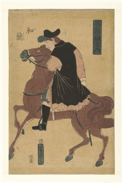 Olandese da Utagawa Yoshitora