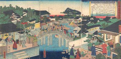 Nanchino in Cina, 2° mese, 1862 da Utagawa Yoshitora