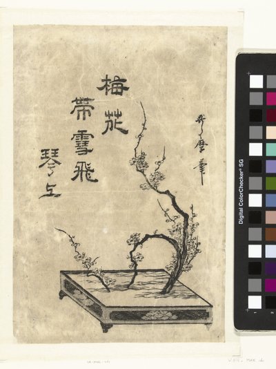 Rami di prugna da Utamaro (II) , Kitagawa (attributed to)