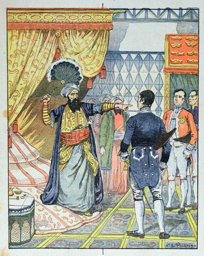 Il Dey di Algeri, Hussein ibn El Hussein colpisce l