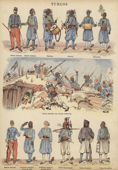 Turcos, soldati coloniali dell