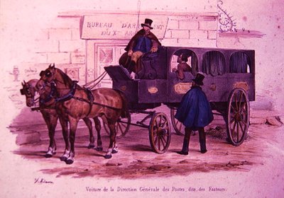 Carrozza appartenente alla sede centrale delle Poste, conosciuta anche come 