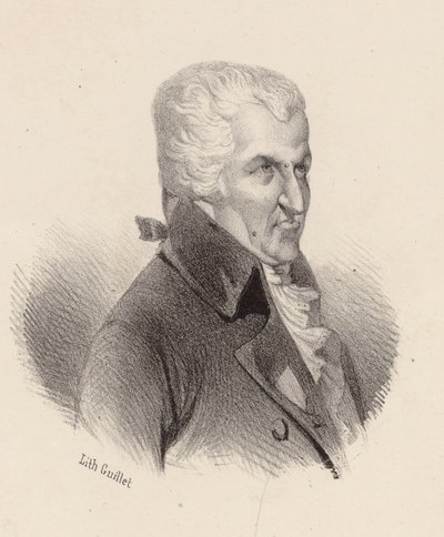 Ritratto del compositore Pierre-Alexandre Monsigny 1729-1817 da V. Guillet