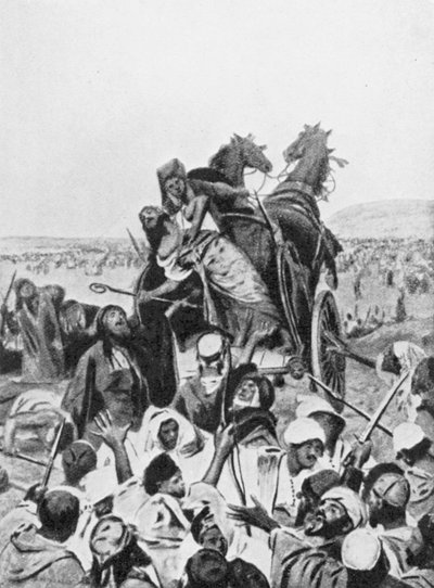 La battaglia di Ramoth-Gilead 853 a.C. da Vaclav (1851 1901) (after) Brozik