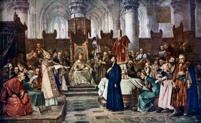 Jan Hus davanti al Concilio di Costanza, 1415 1926 da Vaclav Brozik