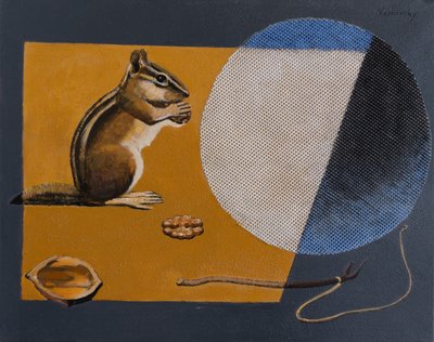 Fuga del chipmunk dalla trappola, 2021 da Vadym Vaskovsky