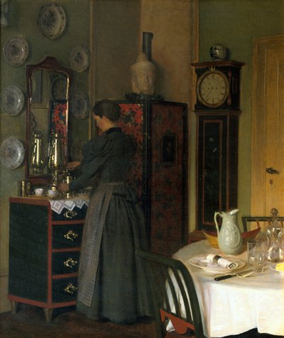 Ora del tè, 1898 da Valdemar Kornerup