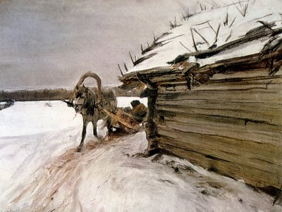 Inverno 1898 di Valentin Serov da Valentin Aleksandrovich Serov