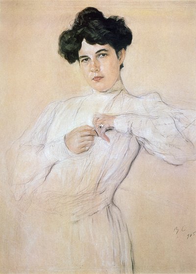 Maria Pavlovna Botkina da Valentin Aleksandrovich Serov