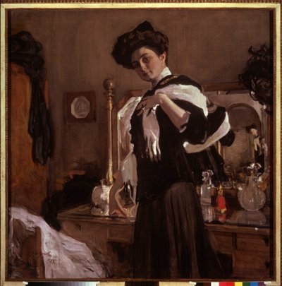 Ritratto di Henrietta Hirshmann da Valentin Aleksandrovich Serov