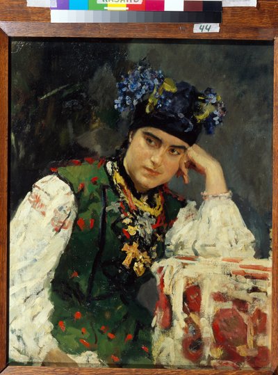 Ritratto di Sofia Dragomirov da Valentin Aleksandrovich Serov
