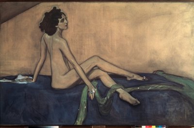 Ritratto della ballerina Ida Rubinstein da Valentin Aleksandrovich Serov