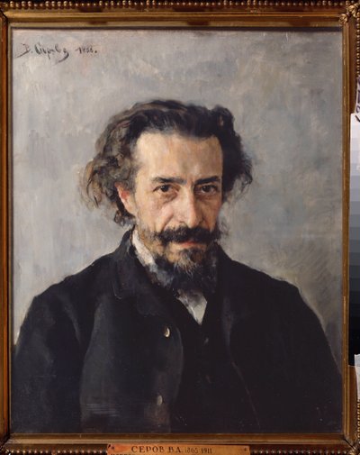 Ritratto del compositore Pavel Ivanovich Blaramberg da Valentin Aleksandrovich Serov