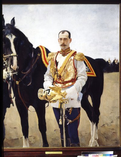 Ritratto del granduca Paolo Aleksandrovich di Russia da Valentin Aleksandrovich Serov