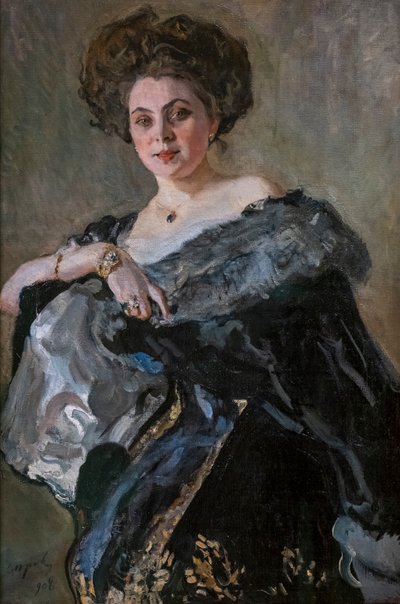 Ritratto di Evdokiya Sergeevna Morozova da Valentin Aleksandrovich Serov