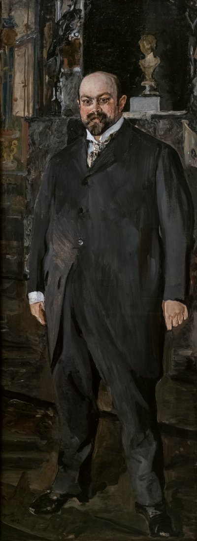 Ritratto di Mikhail Abramovich Morozov da Valentin Aleksandrovich Serov