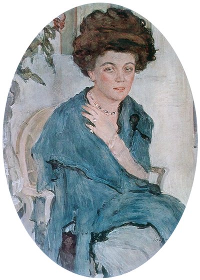 Ritratto di Yelena Oliv, 1909 da Valentin Aleksandrovich Serov