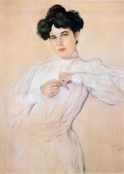 Ritratto di Maria Botkina, 1905 da Valentin Serov