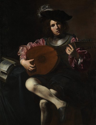Suonatore di liuto da Valentin de Boulogne