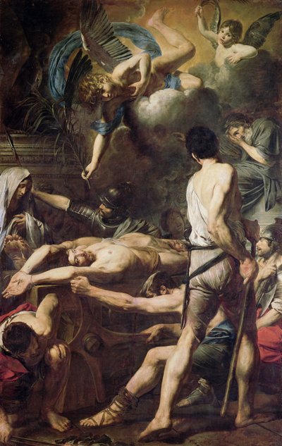 Martirio di San Processo e San Martiniano da Valentin de Boulogne