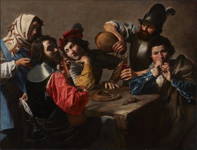 Il concerto, c.1625 da Valentin de Boulogne