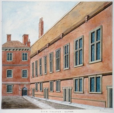 Sion College, Città di Londra, 1806 da Valentine Davis