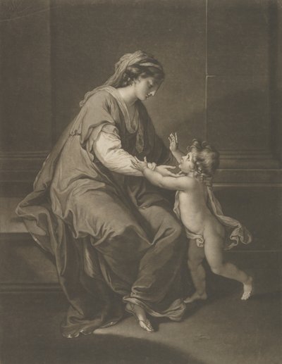 Madonna e Bambino, 3 dicembre 1774 da Valentine Green