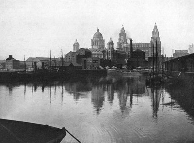 Canning Dock, Liverpool, 1924-1926 da Valentine and Sons Ltd