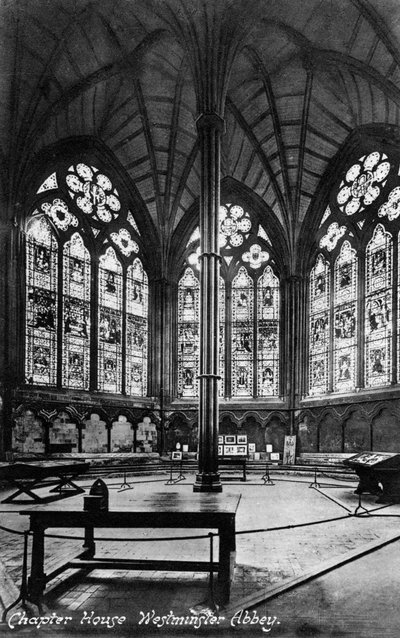 Chapter House, Abbazia di Westminster, XX secolo da Valentine and Sons Ltd