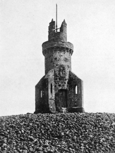 Torre di Johnston, Laurencekirk, Aberdeenshire, Scozia da Valentine and Sons Ltd