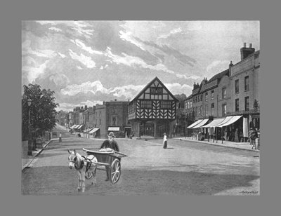Piazza del Mercato, Ledbury, c1900 da Valentine and Sons Ltd