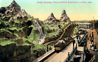 Ferrovia panoramica, Esposizione franco-britannica, Londra da Valentine and Sons Ltd