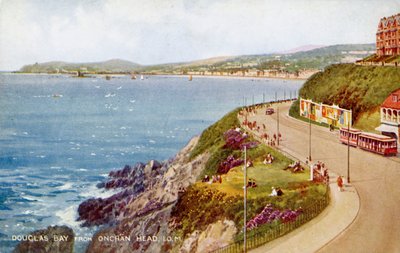 Baia di Douglas da Onchan Head, Isola di Man da Valentine and Sons Ltd