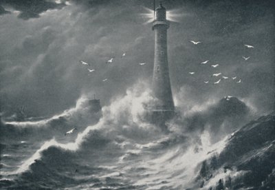 Faro di Eddystone da Valentine and Sons Ltd