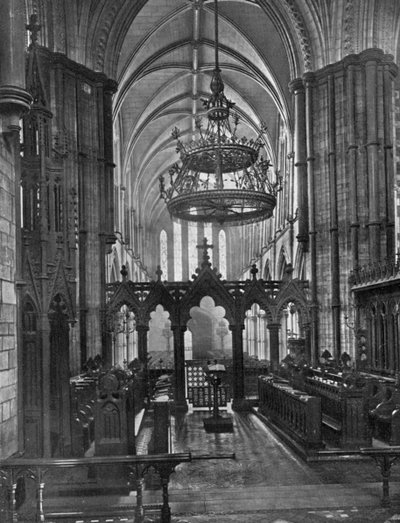 Interno della Cattedrale di Christ Church, Dublino, Irlanda, 1924-1926 da Valentine and Sons Ltd