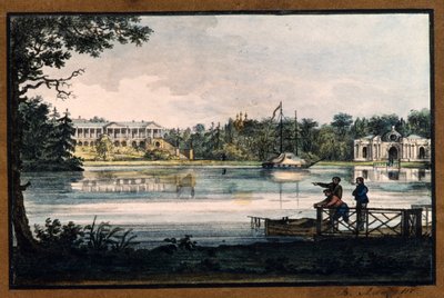 Galleria Cameron al Palazzo di Caterina a Tsarskoye Selo da Valerian Platonovich Langer