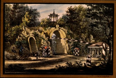 Il padiglione Grand Caprice nel Parco di Caterina a Tsarskoye Selo da Valerian Platonovich Langer