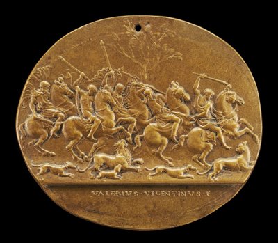 Una caccia al leone da Valerio Belli