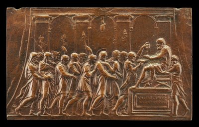 Cristo davanti a Ponzio Pilato da Valerio Belli