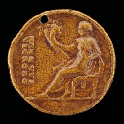 Concordia che tiene cornucopie [retro] da Valerio Belli