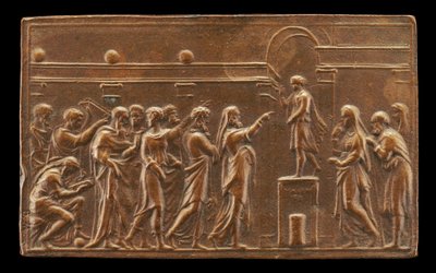 Gesù tra i dottori, 1537 o dopo da Valerio Belli