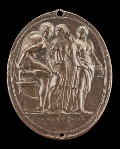 Oreste liberato dalle Furie, probabilmente anni 1520, prima del 1540 da Valerio Belli