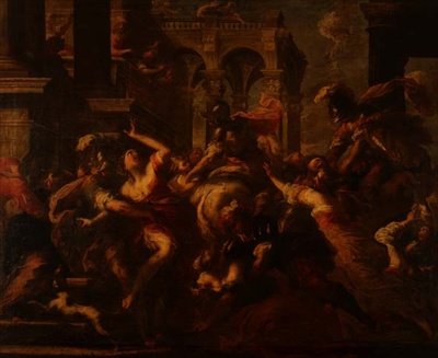 Ratto delle Sabine da Valerio Castello