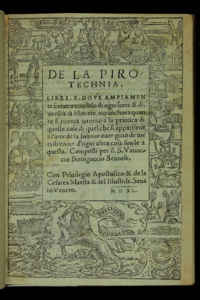 De la pirotechnia da Vannoccio Biringucci