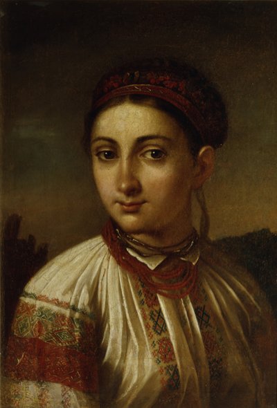 Ragazza di Podillia da Vasili Andreevich Tropinin