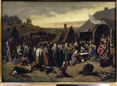 Il giudizio di Emelian Ivanovitch Pougatchev da Vasili Grigorevich Perov