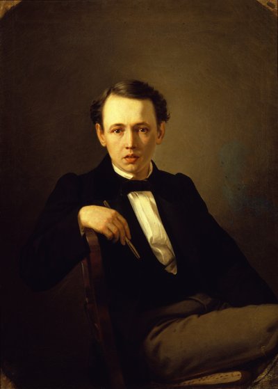 Autoritratto da Vasili Grigorevich Perov