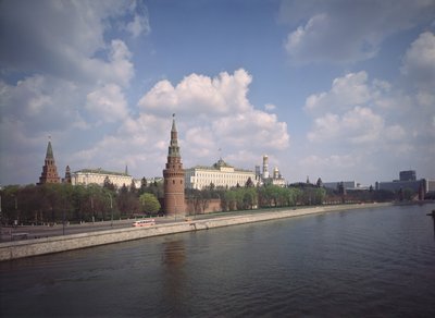 Il Gran Palazzo del Cremlino al fiume Moskva, 1767-1775 da Vasili Ivanovich Bazhenov